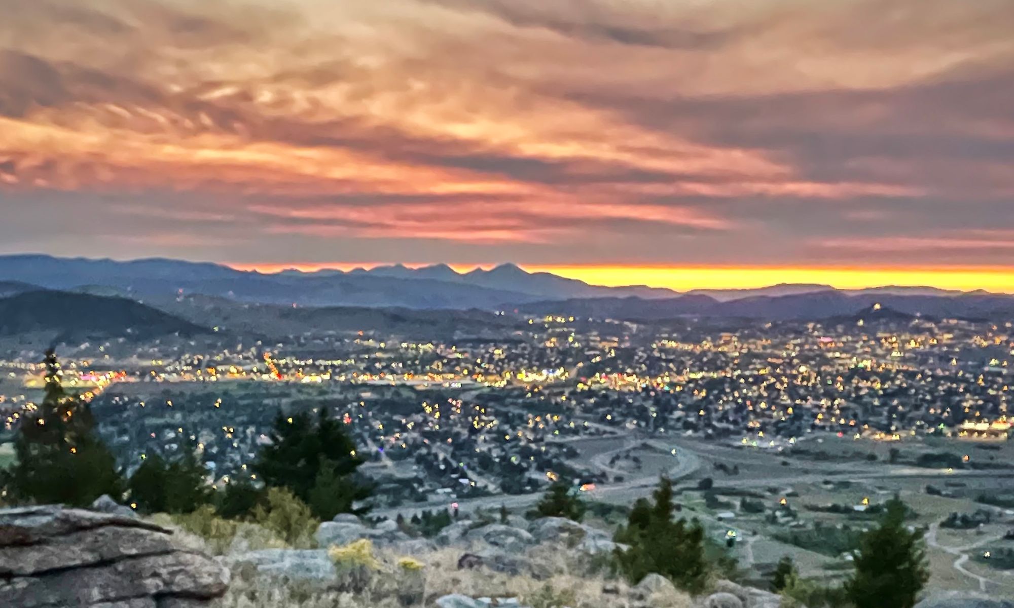 Night hike with Nancy